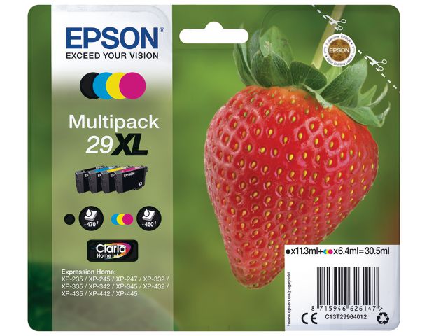 Blekk EPSON 29XL C13T29964022 CMYK (4)