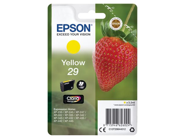 Blekk EPSON 29 C13T29844012 gul