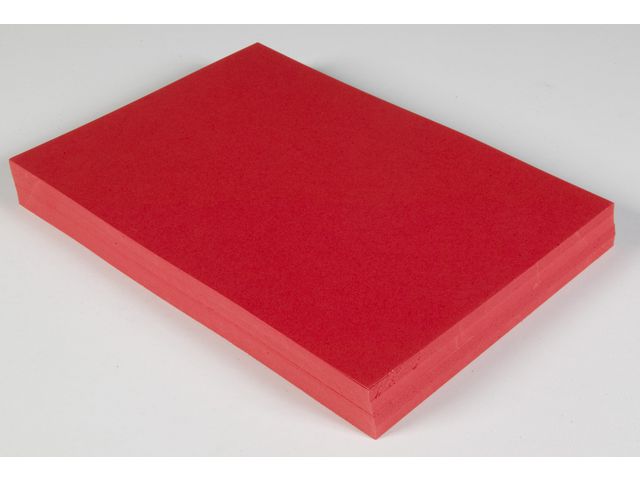 Decoration cardboard A4 220g coral red