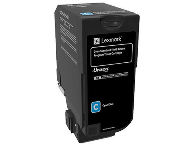 Toner LEXMARK 74C2SC0 RP 7K cyan