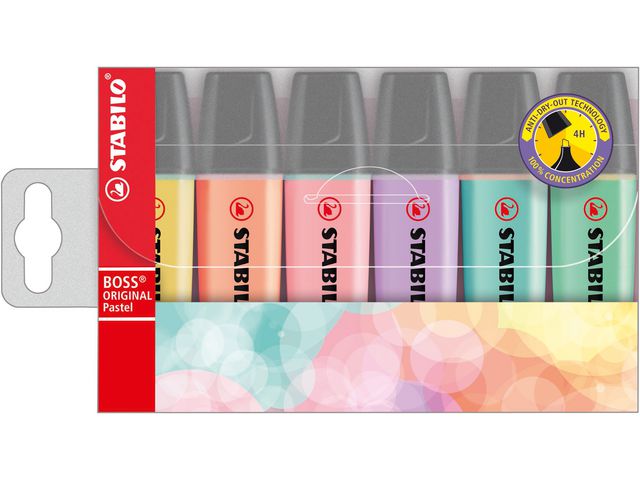 Tekstmarker STABILO Boss pastel (6)