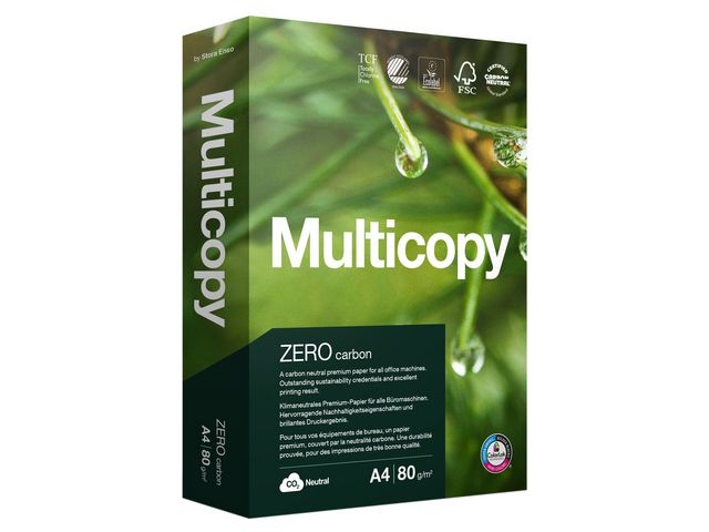 Kopipapir MULTICOPY Zero A4 80g (500)