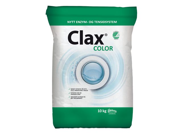 Tøyvask CLAX Color 10kg.