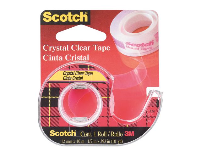 Tape SCOTCH Crystal 12mmx10m m/disp