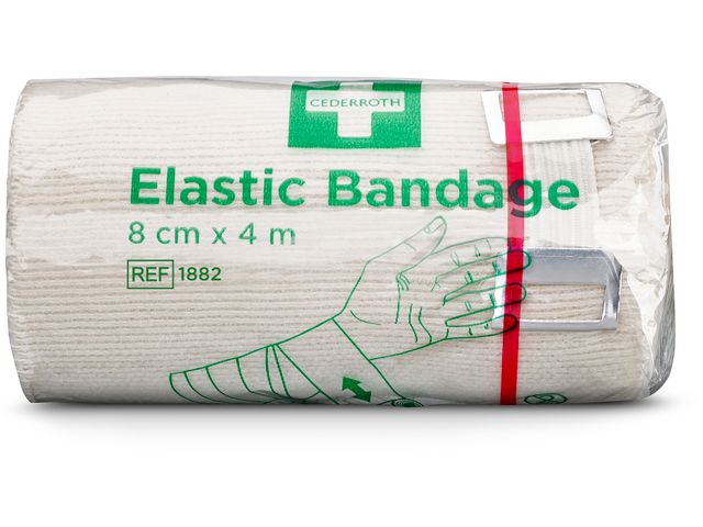 Bandasje CEDERROTH elastisk bind 4mx8cm