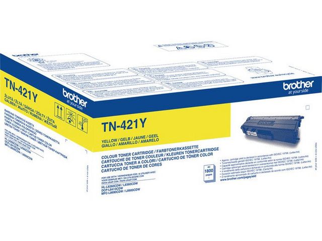 Toner BROTHER TN421Y yellow 1.8K