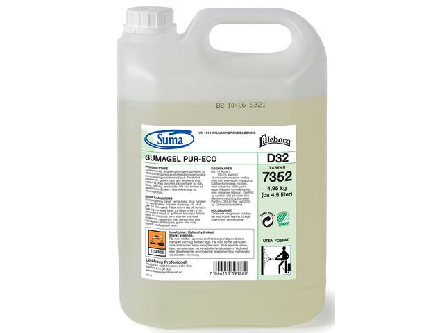 Cleaning SUMA Gel Pure-Eco D32