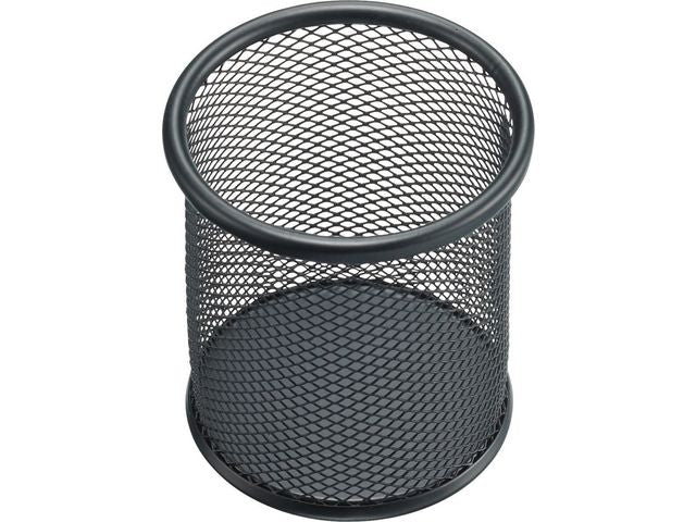 Penneholder HELIT mesh metall sort