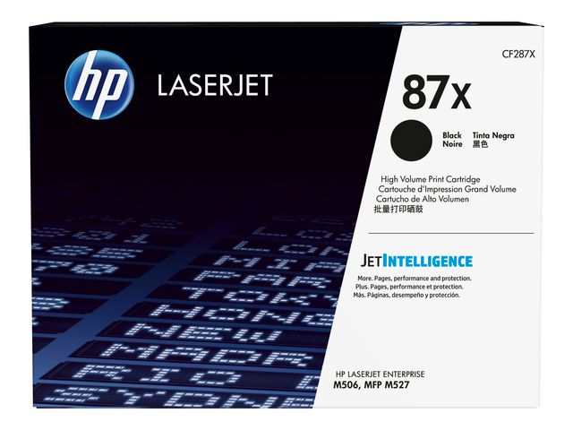 Toner HP CF287X 18K sort