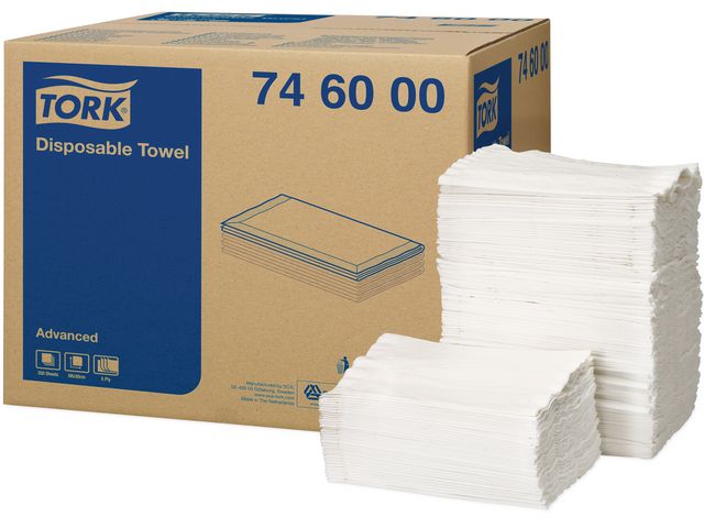 Frisørduk TORK Advance 5L hvit (250)