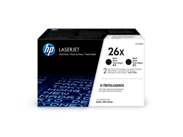 Toner HP CF226XD No 26X Sort (2)