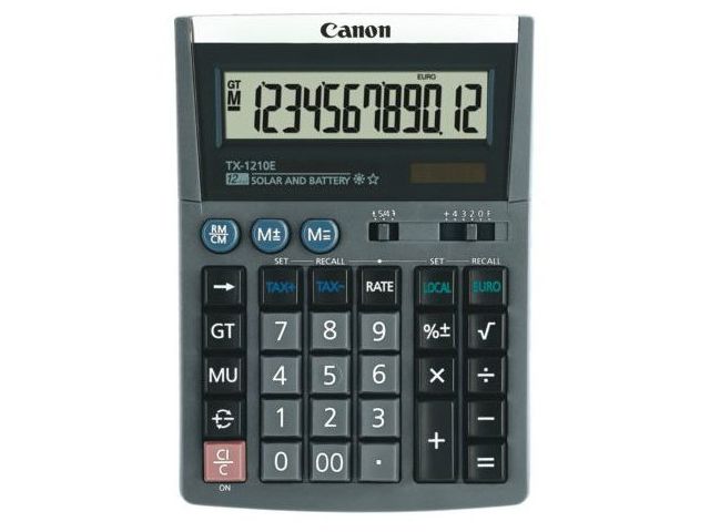 Desktop calculator CANON TX-1210E