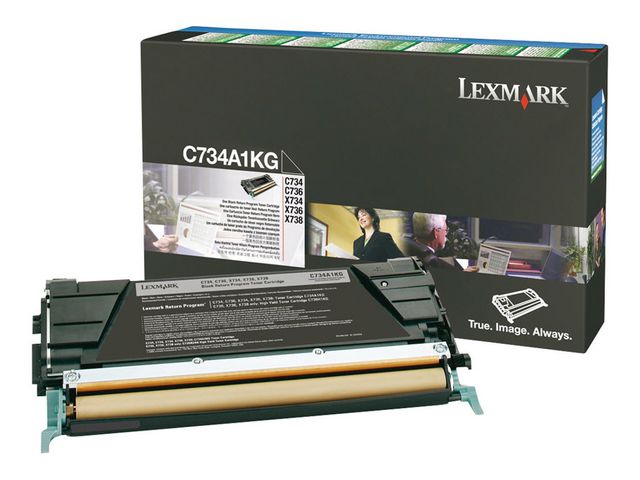 Toner LEXMARK C734A1KG 8K sort