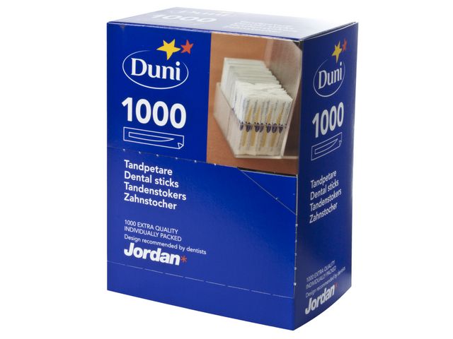 Toothpicks JORDAN disp. single pack (1000)