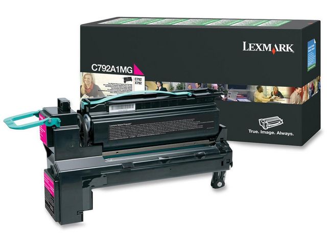 Toner LEXMARK C792A1MG 6K rød