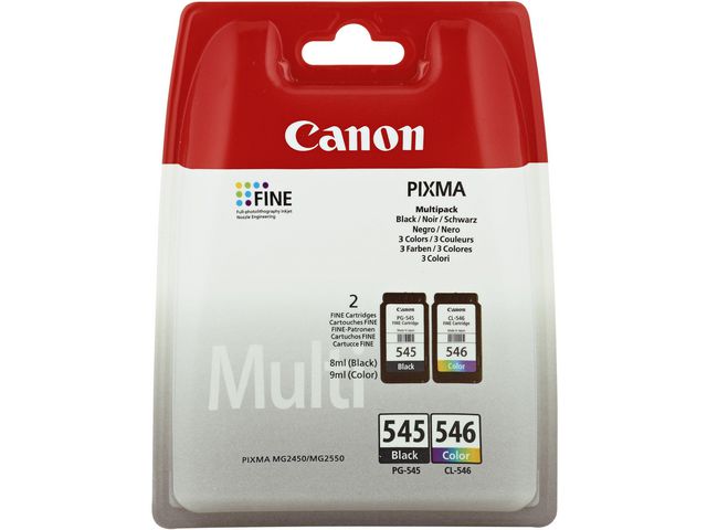 Blekk CANON PG-545/CL-546 s/frg 8+8ml