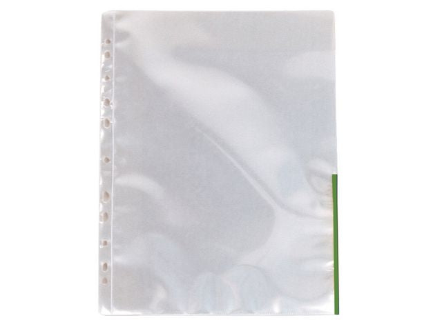 Signal pocket ESSELTE A4 edge green (100)