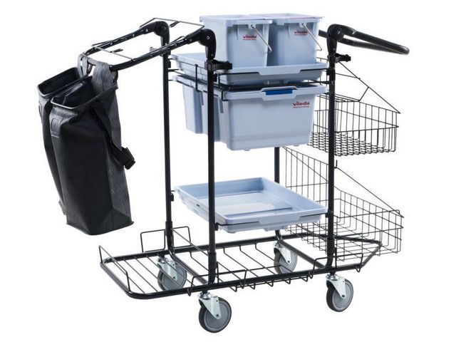 Cleaning trolley VILEDA MultiSteel Plus