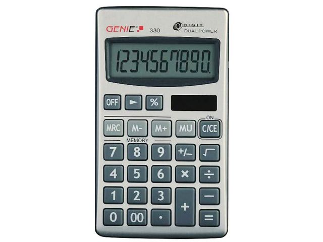 Pocket calculator GENIE 330