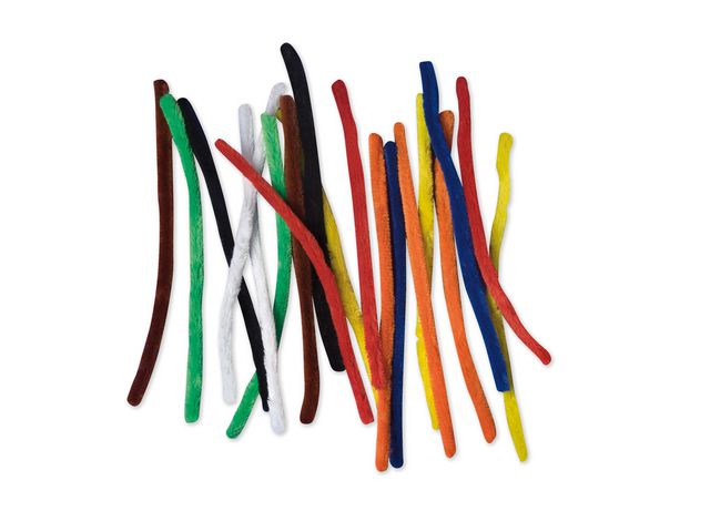 Pipe cleaners 28 cm thick colored (50)