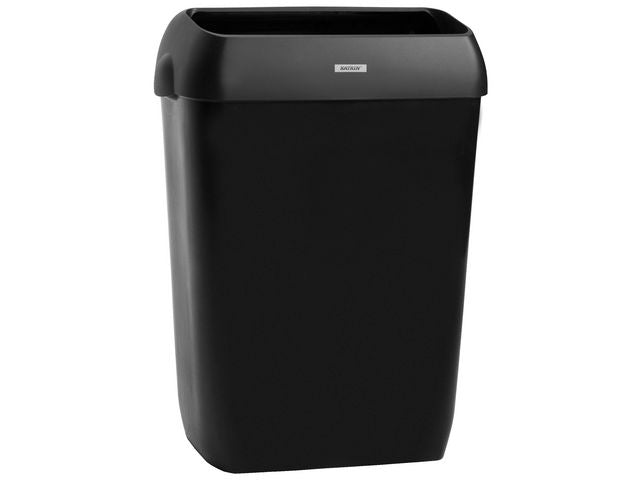 Waste bin KATRIN plastic 50L black