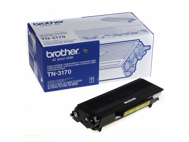 Toner BROTHER TN3170 7K sort