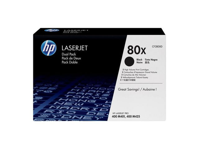 Toner HP CF280XD 80X 6.9K sort (2)