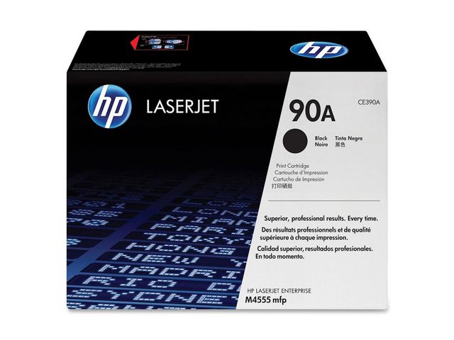 Toner HP CE390A 10K sort