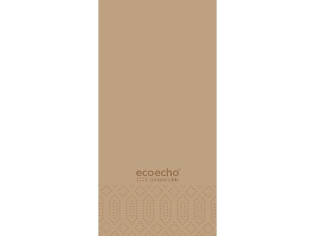 Napkin DUNI 3L 40cm 1/8 eco brown (250)