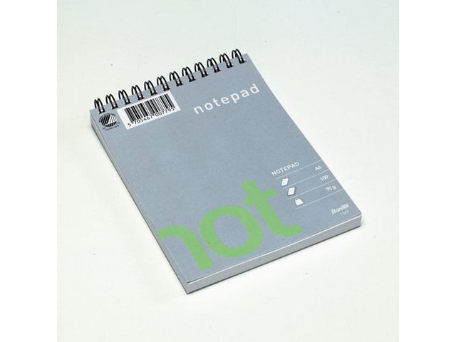 Notebook BANTEX not A6 w/hole unlined