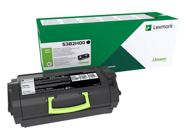 Toner LEXMARK 53B2H00 Sort