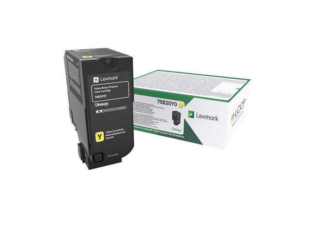 Toner LEXMARK 75B20Y0 Gul