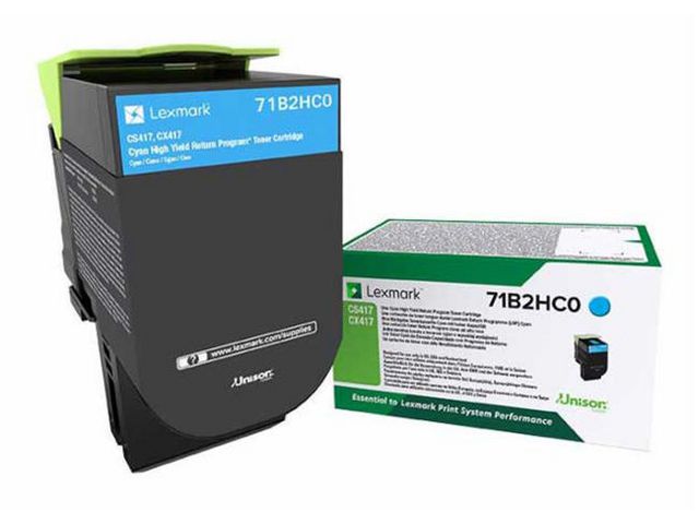 Toner LEXMARK 71B2HC0 Cyan