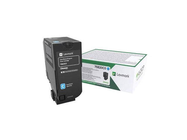 Toner LEXMARK 75B20C0 Cyan