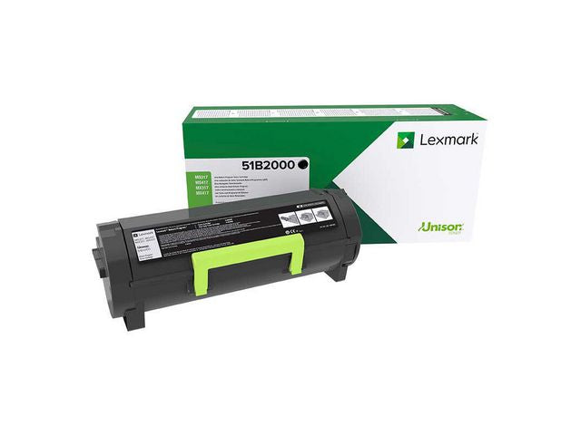 Toner LEXMARK 51B2000 Sort