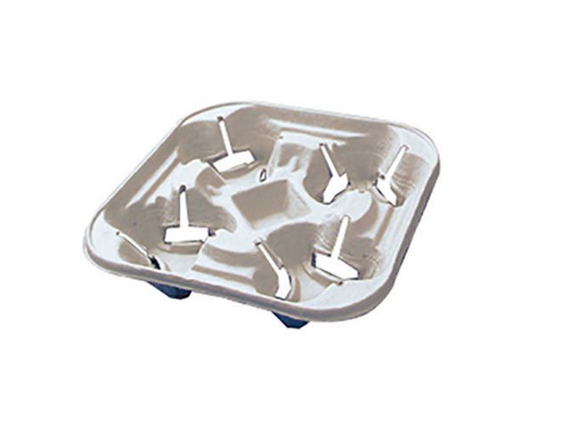 Carrying tray HUHTAMAKI 4 cups (220)