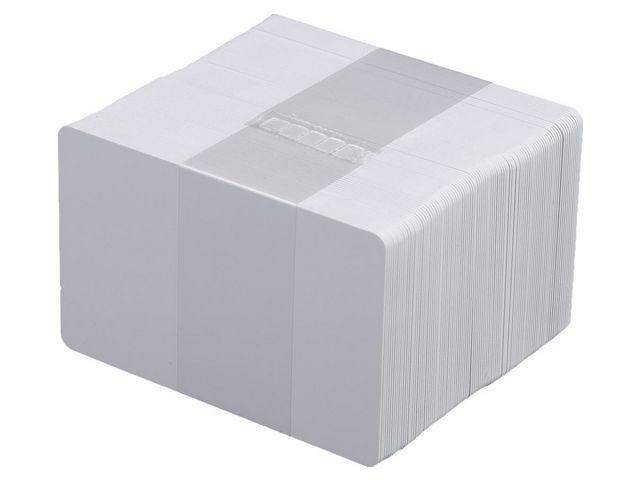 Plastic card BUYSEC 0.5mm White (100)