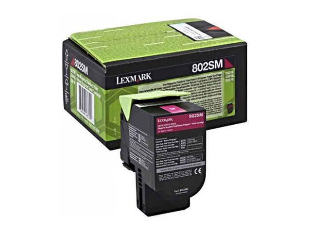 Toner Lexmark CX310dn 80C2SME rød