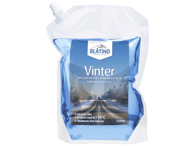 Spylervæske BLÅTIND vinter 3L