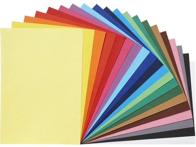 Colored paper A4 120g 20 colors (1000)