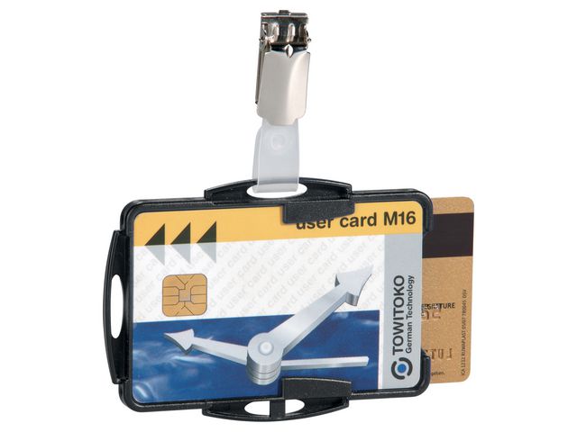 Card holder DURABLE with clip duo (25)