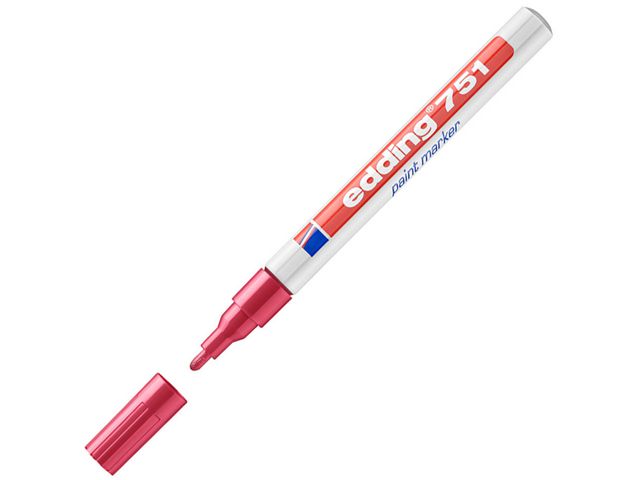 Paintmarker EDDING 751 red