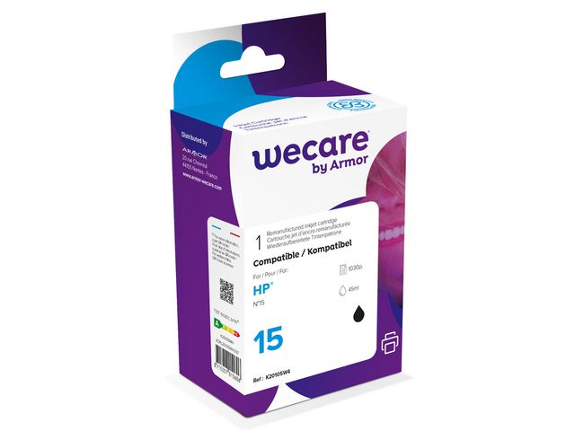 Blekk WECARE HP 15 C6615D Sort