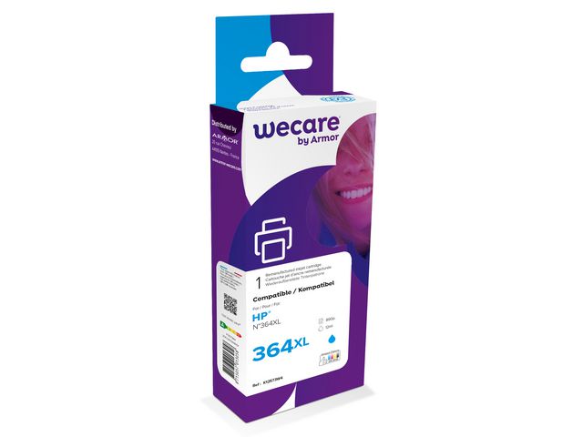 Blekk WECARE HP 364XL CB323E Cyan