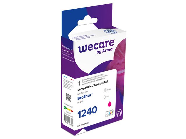 Blekk WECARE BROTHER LC1240M Magenta