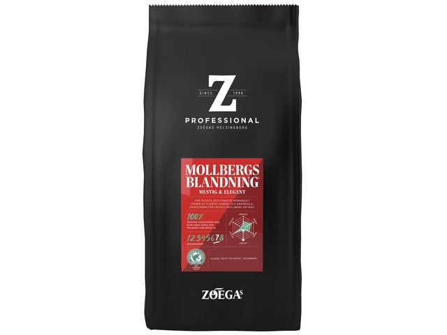 Kaffe Zoégas Mollbergs h. bønner 750g