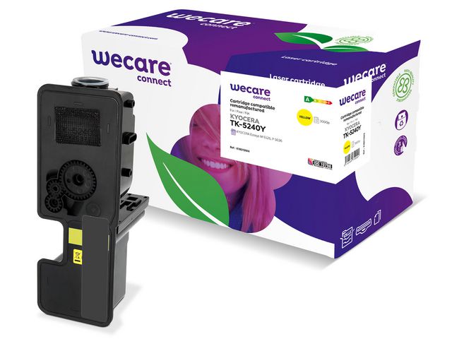 Toner WECARE KYOCERA 1T02R7ANL0 gul