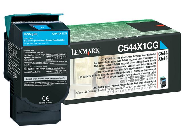 Toner LEXMARK C544X1CG 4K blå