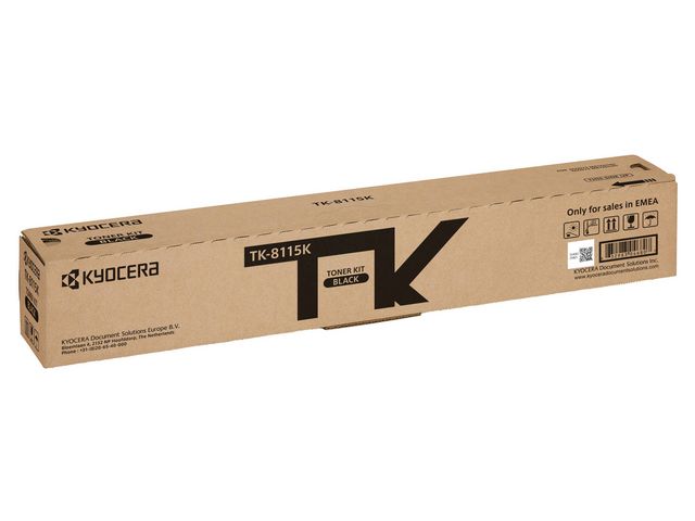 Toner KYOCERA TK-8115K 12K Sort