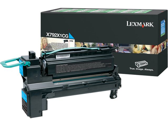 Toner LEXMARK X792X1CG 20K blå